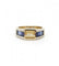 Bague 52 / Jaune / Or 750 Bague Or Et Saphirs 58 Facettes 200114R