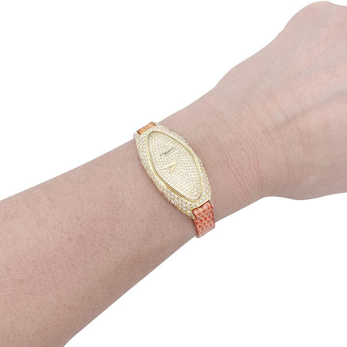 Montre Montre Vacheron & Constantin, or jaune et diamants. 58 Facettes 33272