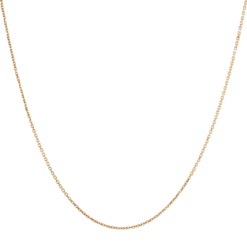 Collier Chaine en or jaune maille forçat limée 58 Facettes 13-173