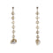 Boucles d'oreilles Boucles d'oreilles pendantes quartz fumé et perles 58 Facettes 31650