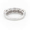 Bague 54 Bague Alliance Or blanc Diamant 58 Facettes 1840418CN