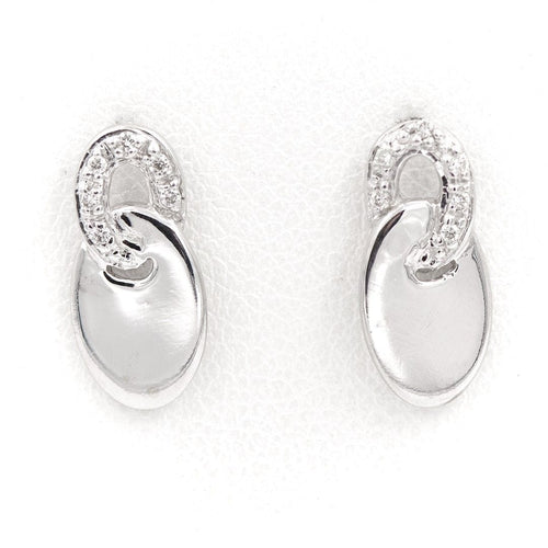 Boucles d'oreilles Boucles d'oreilles Puces Or blanc Diamant 58 Facettes 1641616CN