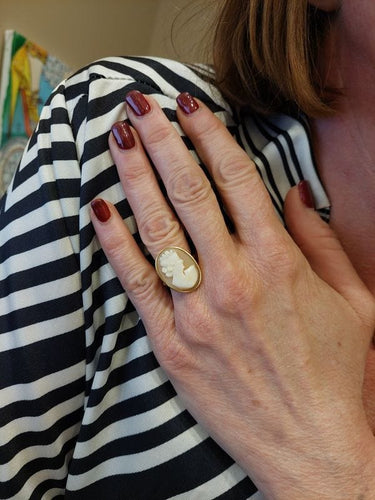 Bague 55 Bague moderne camée 58 Facettes 063041