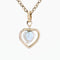 Pendentif Pendentif or jaune coeur et perle baroque 58 Facettes CVP55