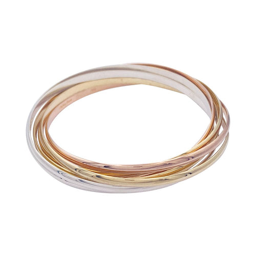 Bracelet Bracelet Cartier, "Trinity Semainier", trois ors. 58 Facettes 32861