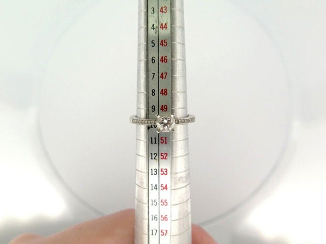 Bague 50 bague solitaire CHOPARD 829074-9006 for ever t50 en platine diamants 0.5ct 58 Facettes 250047