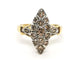 Bague 56 Bague Marquise Or jaune Diamant 58 Facettes 1588949CN