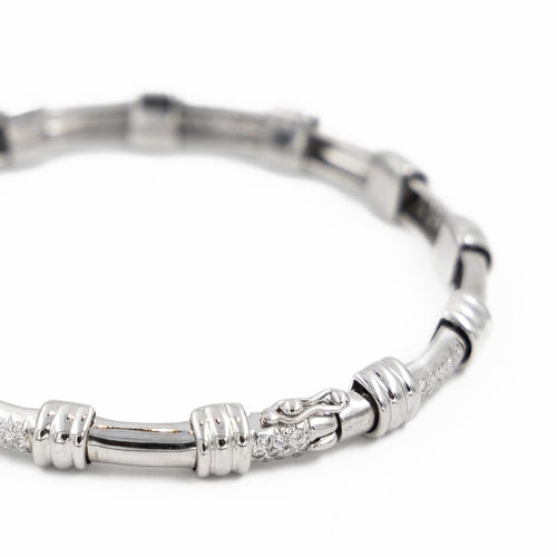 Bracelet Bracelet Or blanc Diamant 58 Facettes 1931130CN