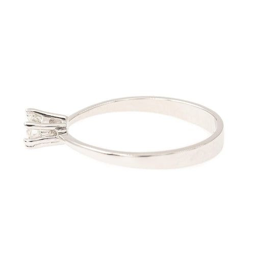 Bague 53 Bague Solitaire Or blanc Diamant 58 Facettes 1916612CN