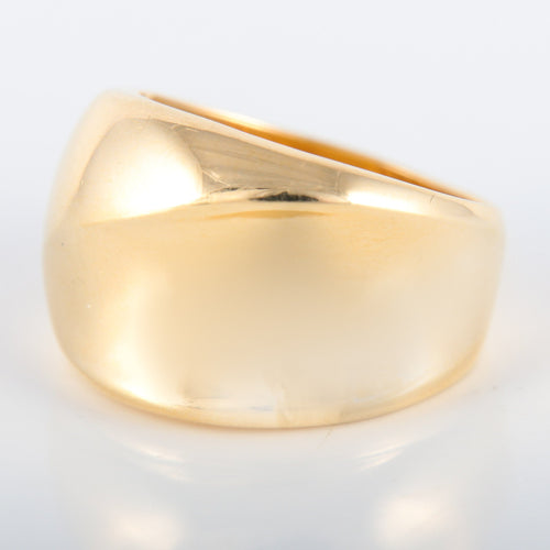 Bague 53 Bague Jonc large or jaune 58 Facettes 8286