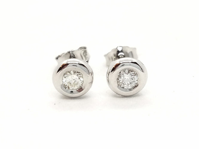 Boucles d'oreilles Boucles d'oreilles Or blanc Diamant 58 Facettes 579261RV