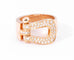 Bague Bague Fred "Force 10" Or Rose, pavée de diamants 58 Facettes