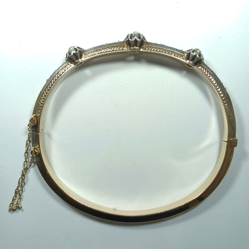 Bracelet Bracelet jonc, diamants 58 Facettes 54