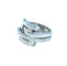 Bague 54 Boucheron. Bague or blanc 58 Facettes