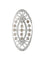 Pendentif Pendentif Ovale Or Platine Diamants 58 Facettes