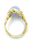 Bague GILBERT ALBERT. Bague or jaune et diamants 58 Facettes