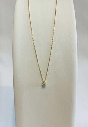 Collier Collier diamant, or jaune 58 Facettes