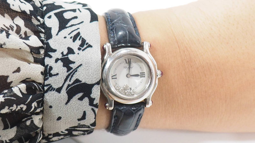 Montre Chopard - montre Happy Sport Mini en acier 58 Facettes 32068B