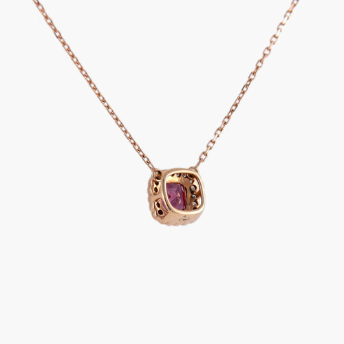 Collier Collier Grenat rhodolite Diamants 58 Facettes