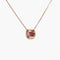 Collier Collier Grenat rhodolite Diamants 58 Facettes