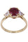 Bague 53 BAGUE RUBIS ET DIAMANTS 58 Facettes 074491