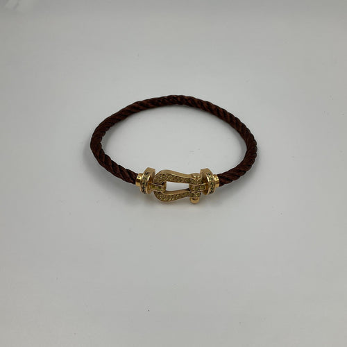 Bracelet FRED - Bracelet Force 10 Or jaune Saphirs 58 Facettes