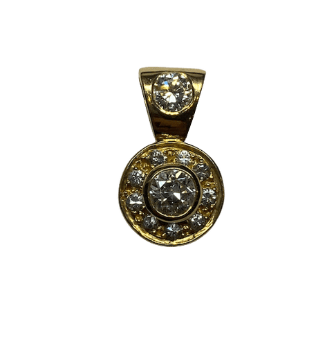 Pendentif PENDENTIF OR 18K ET DIAMANTS 58 Facettes