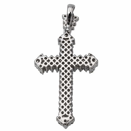 Pendentif Pendentif Croix Or blanc Diamant 58 Facettes 2505463CN