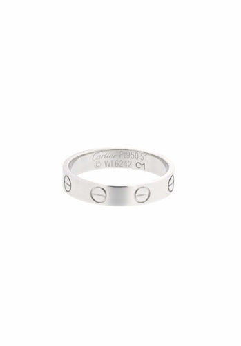 Bague 51 Bague CARTIER Love Alliance en Platine 950/1000 58 Facettes 60412-55985