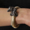 Bracelet Bracelet tubogas et bélier vermeil 58 Facettes N23BR1298