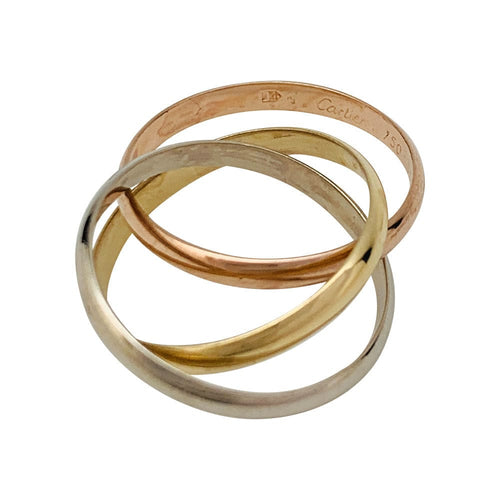 Bague 53 Bague Cartier, "Trinity", trois ors, petit modèle. 58 Facettes 31300