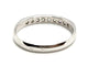 Bague 52 Bague Demi alliance Or blanc Diamant 58 Facettes 1589321CN