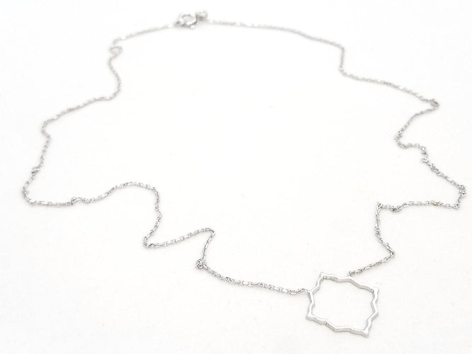 Collier Collier Transparence Or blanc 58 Facettes 578905RV