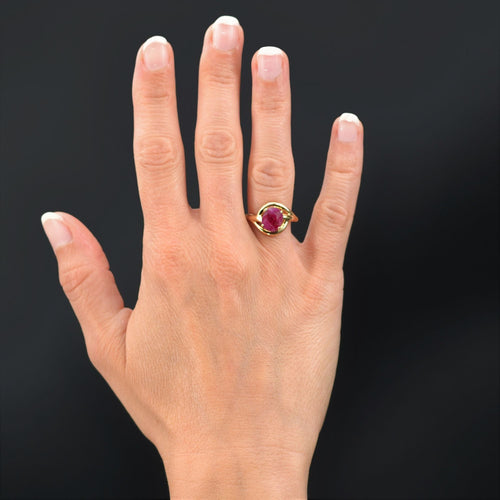 Bague 57 Bague en rubis et or 58 Facettes 22-249