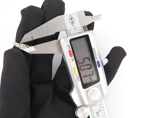 Bague 51 vintage bague monture VAN CLEEF & ARPELS sertie de 11 diamants 0.88ct t51 58 Facettes 250925