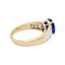 Bague 51 Bague Van Cleef & Arpels saphir et diamants baguette. 58 Facettes 33085