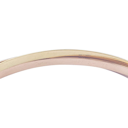 Bracelet Bracelet Cartier, "Trinity", trois tons d'or. 58 Facettes 33329