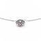 Collier Collier Or blanc Diamant 58 Facettes 1762935CN