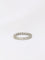 Bague Alliance américaine en or blanc et diamants 1 ct 58 Facettes J70