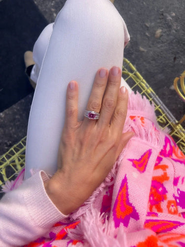 Bague 55 Bague Or Saphir Diamants 58 Facettes 1