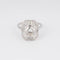 Bague Bague Art Déco Diamant Taille Ancienne Platine 58 Facettes