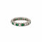 Bague ALLIANCE AMERICAINE, DIAMANTS & EMERAUDES 58 Facettes BO/230004 STA