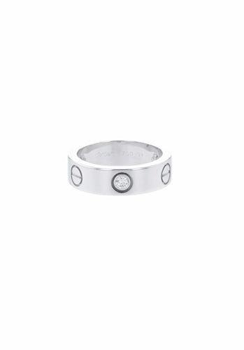 Bague 51 Bague CARTIER Love 3 Diamants en Or Blanc 750/1000 58 Facettes 60916-55932