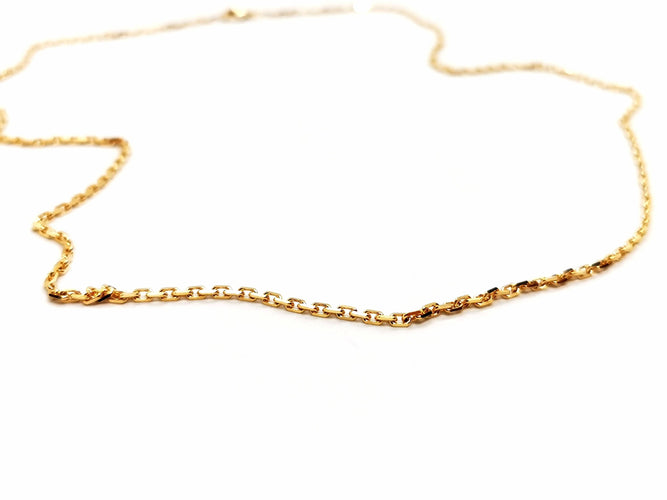 Collier Collier Maille forçat Or jaune 58 Facettes 1523663CN