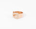 Bague Bague Fred "Force 10" Or Rose, pavée de diamants 58 Facettes