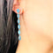 Boucles d'oreilles Boucles d'Oreilles Topazes Bleues Or blanc 58 Facettes 20400000662