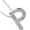 Collier Collier pendentif initiale P diamants 58 Facettes 27844