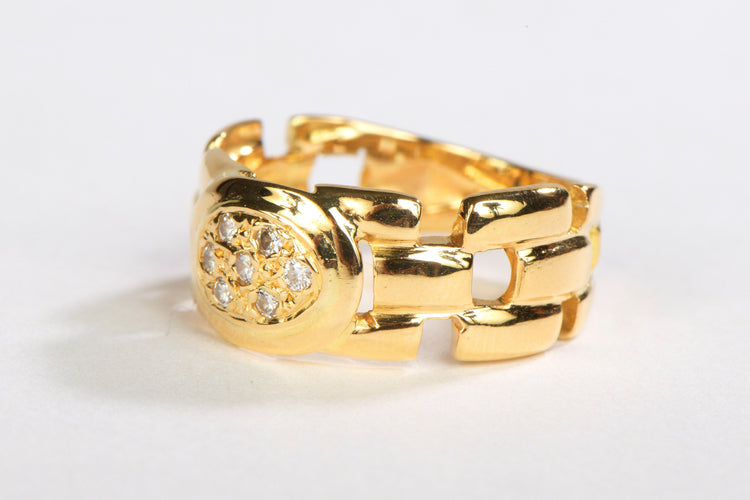 Bague 52 Bague Or jaune Diamant 58 Facettes 00321CN