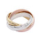 Bague 51 Bague Cartier, Trinity", trois ors. 58 Facettes 32919