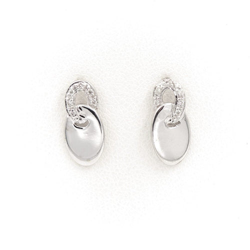 Boucles d'oreilles Boucles d'oreilles Puces Or blanc Diamant 58 Facettes 1641616CN